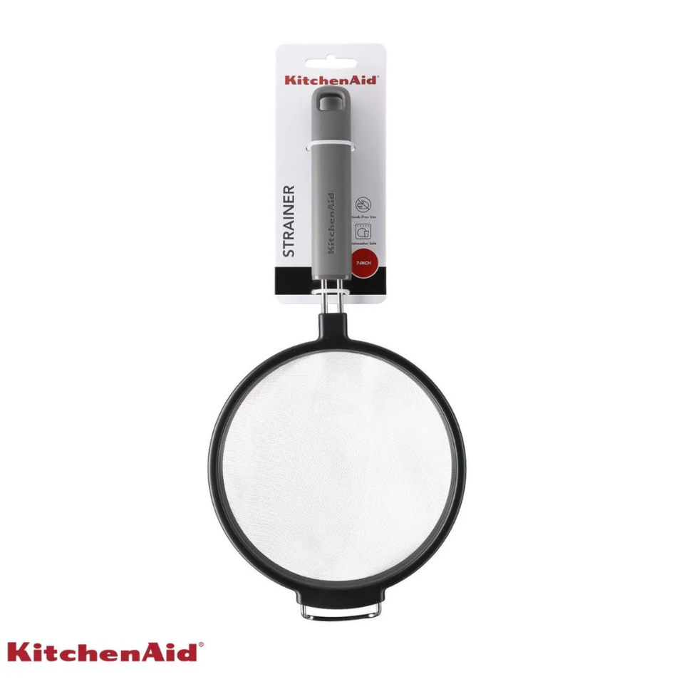 Peneira em Aço Inox Coar Polvilhar Cozinha Cinza KitchenAid