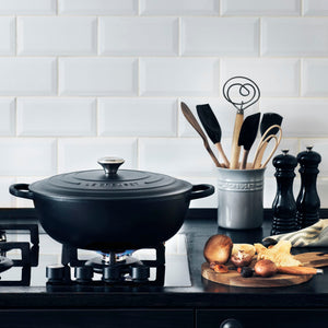 Colher Grande de Silicone Black Onyx Le Creuset Venus