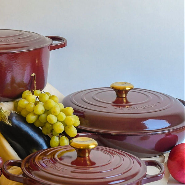 Caçarola Buffet Signature Rhone com Pegador Dourado 3,5L 30cm Le Creuset