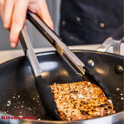 Pegador Churrasco Legumes Inox Multiuso 30cm KitchenAid
