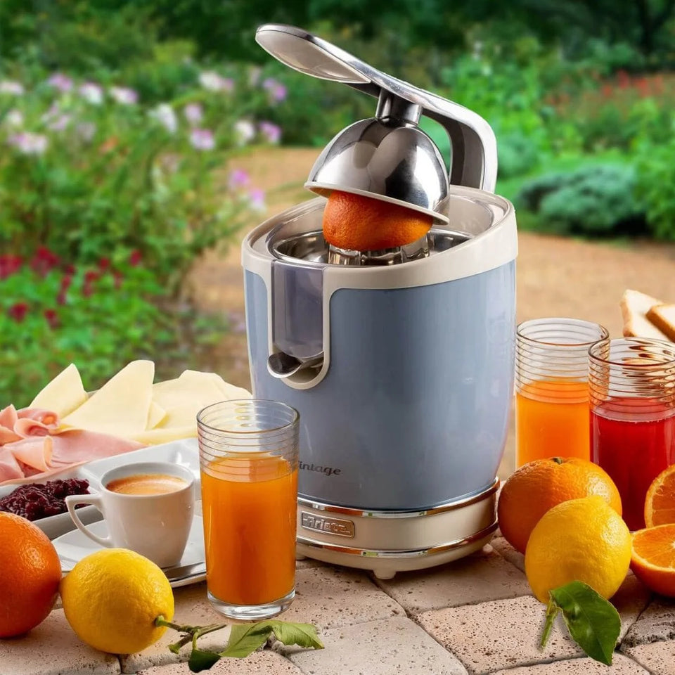 Espremedor de Frutas Vintage Azul 127V 60W Ariete