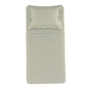Jogo de Cama Novoli 4 Pçs 200 Fios Percal Grigio 100% Algodão Trussardi