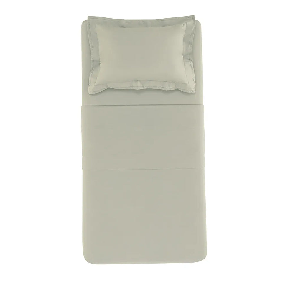 Jogo de Cama Novoli 4 Pçs 200 Fios Percal Grigio 100% Algodão Trussardi