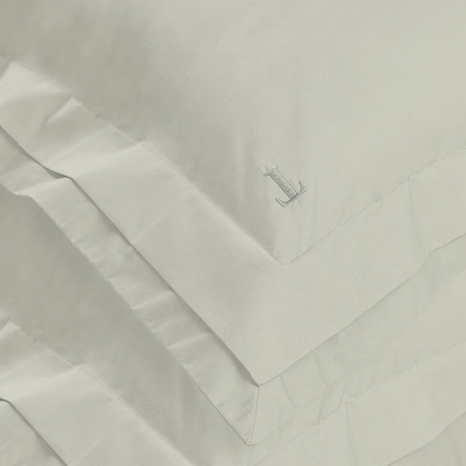 Jogo de Cama Novoli 4 Pçs 200 Fios Percal Grigio 100% Algodão Trussardi