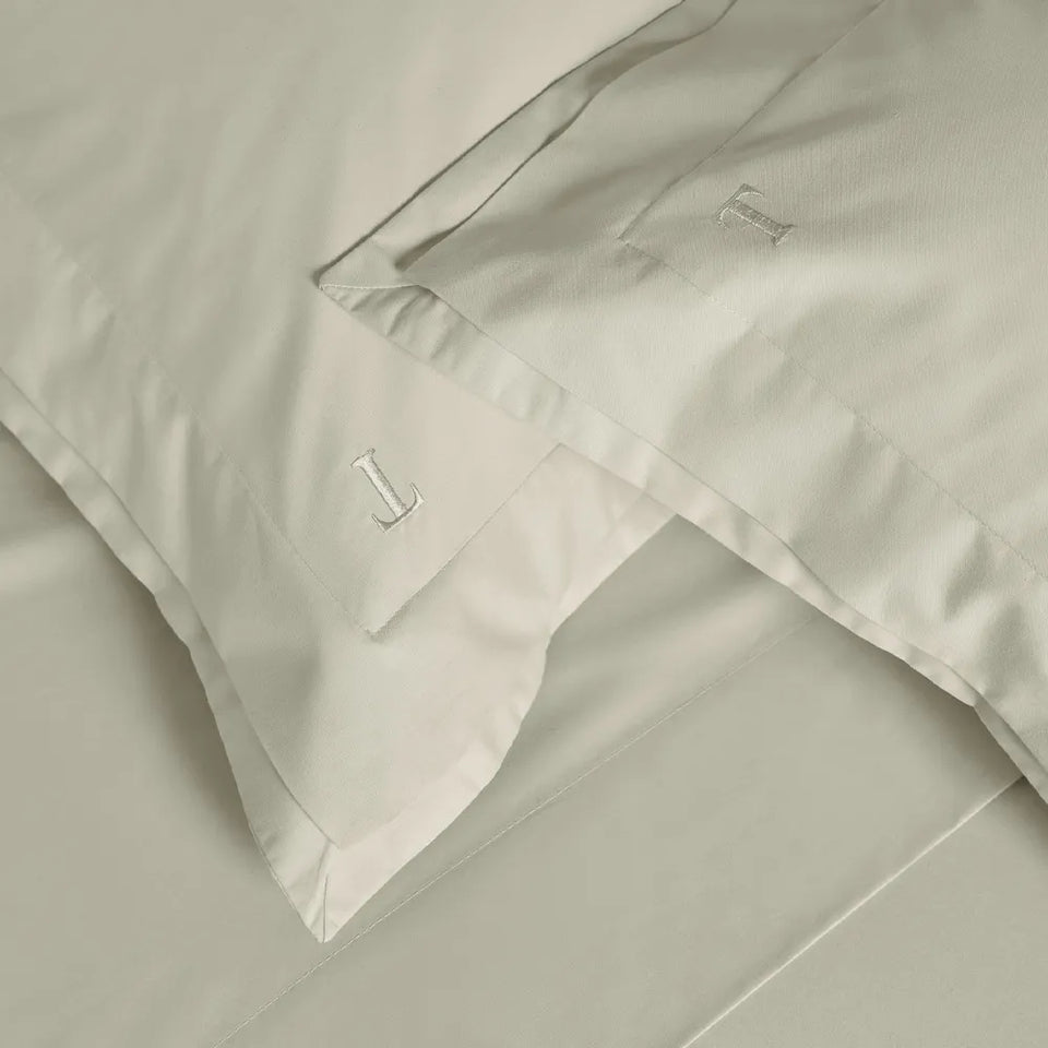 Jogo de Cama Novoli 4 Pçs 200 Fios Percal Grigio 100% Algodão Trussardi
