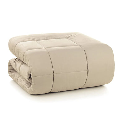 Edredom Casal Vinci 200 Fios Percal 100% Algodão Crema Trussardi