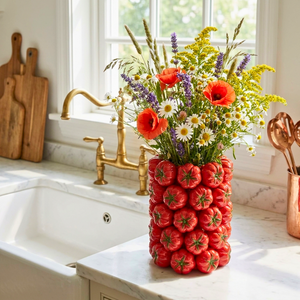 PRÉ-VENDA: Vaso Cachepot Tomate Cerâmica Grande