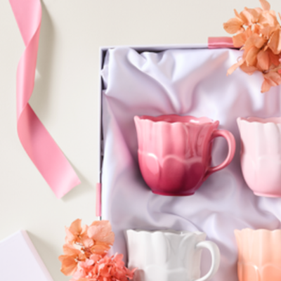 Caneca Cerâmica Anemone Petal Rose Quartz 330ml Le Creuset
