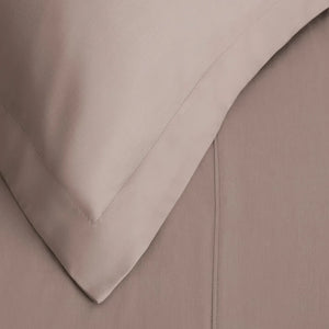 Jogo de Cama Grasso 4 Pçs 300 Fios Cetim 100% Algodão Nocciola Trussardi