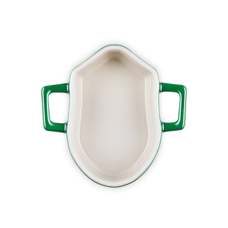 Mini Cocotte Cerâmica Bamboo Green Perolado Gorn Star Trek Le Creuset 300ml