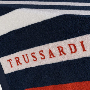 Toalha de Praia Arienzo Azzuro 100% Algodão Trussardi