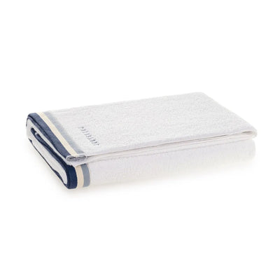Toalha Banhão Montello Branca / Azul Trussardi