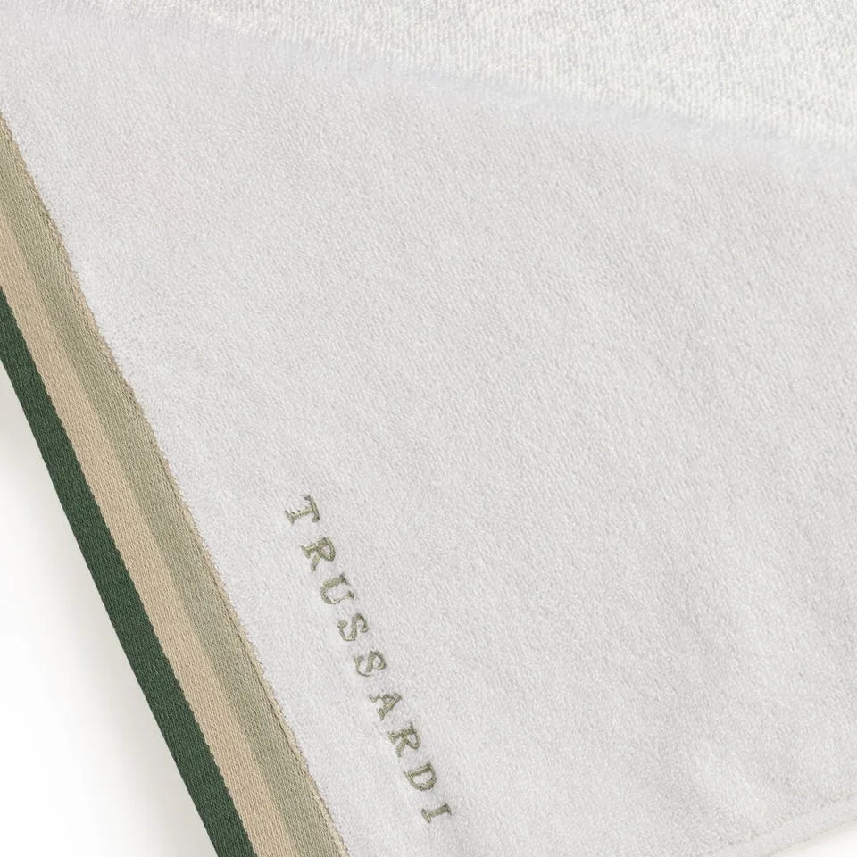 Toalha Banhão Montello Branca / Pistacchio Trussardi