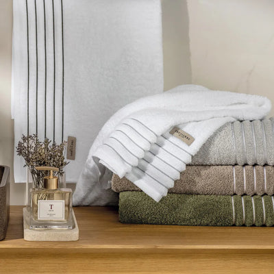 Toalha Banhão Palladio Branco / Nebbia Trussardi