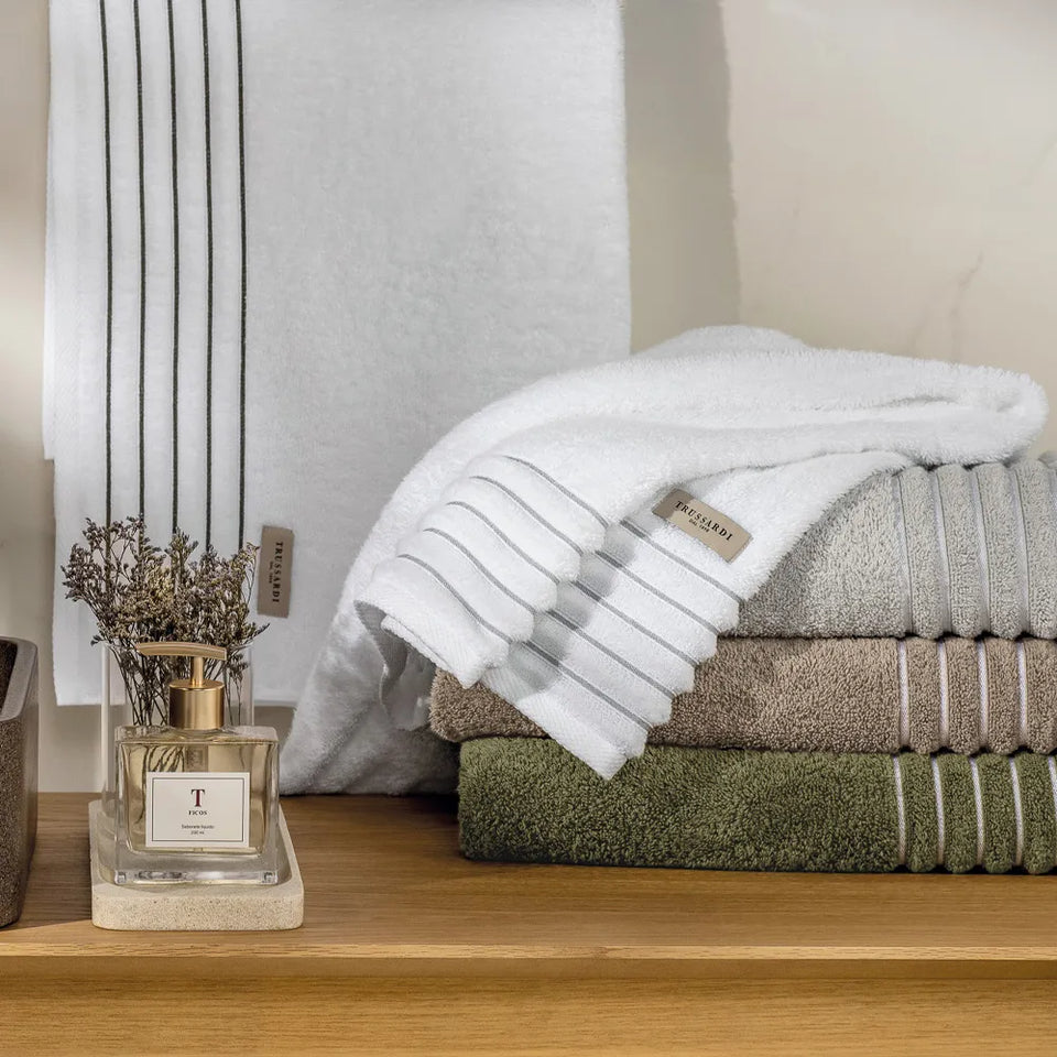 Toalha Banhão Palladio Branco / Nebbia Trussardi