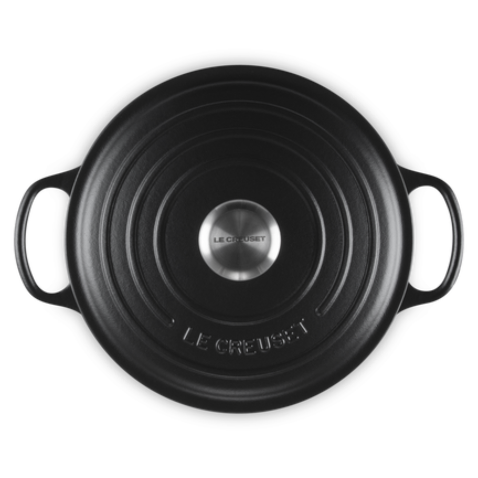Panela Le Creuset para Risotto Signature Matte Black 3,1L 24cm