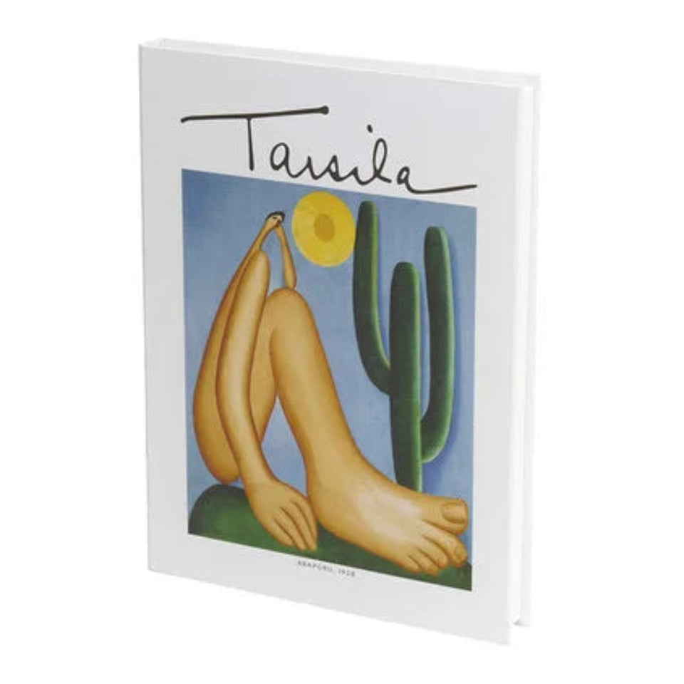 Livro Caixa Abaporu MDF e Canvas Grande 35cm Mart