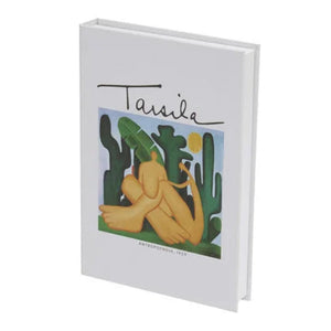 Livro Caixa Antropofagia MDF e Canvas Pequeno 28cm Mart