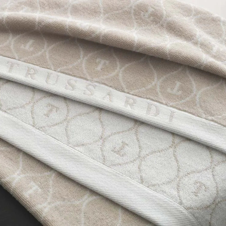 Toalha Banhão Speciale Nocciola / Branca Trussardi