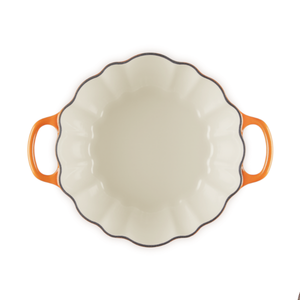PRÉ-VENDA: Panela Abóbora Le Creuset Halloween Signature Flamme Dorée com Pegador Dourado 3,7L 24cm