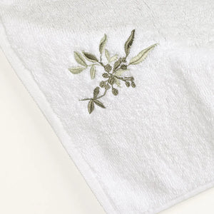 Jogo 2 Toalhas Lavabo Veritá Branco Trussardi
