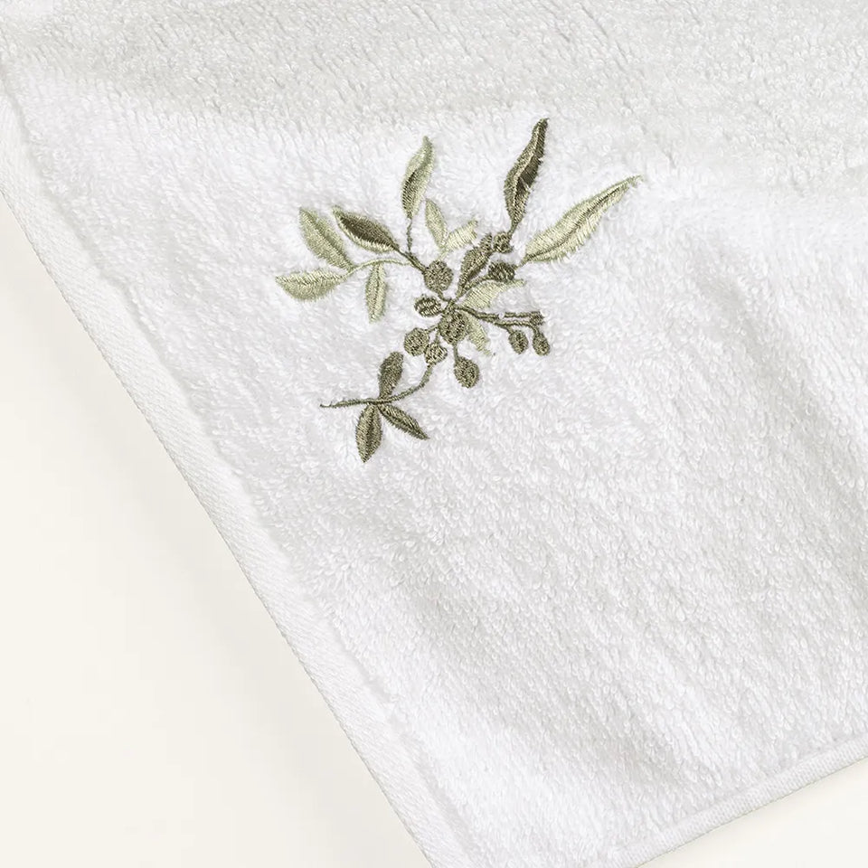 Jogo 2 Toalhas Lavabo Veritá Branco Trussardi