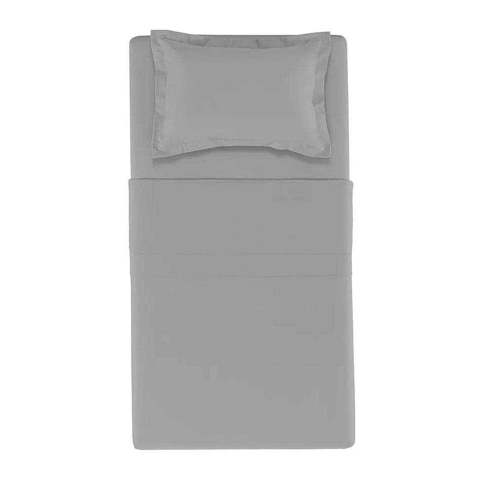 Jogo de Cama Grasso 4 Pçs 300 Fios Cetim 100% Algodão Marmo Trussardi