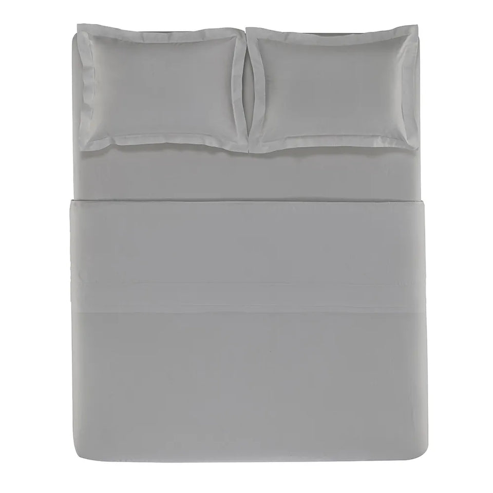 Jogo de Cama Grasso 4 Pçs 300 Fios Cetim 100% Algodão Marmo Trussardi
