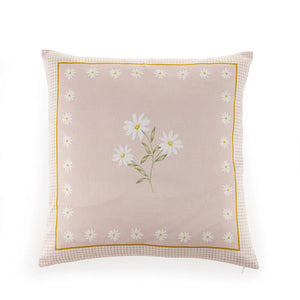 Almofada Margarida 300 Fios Cetim 100% Algodão Egípcio 45x45cm Trussardi