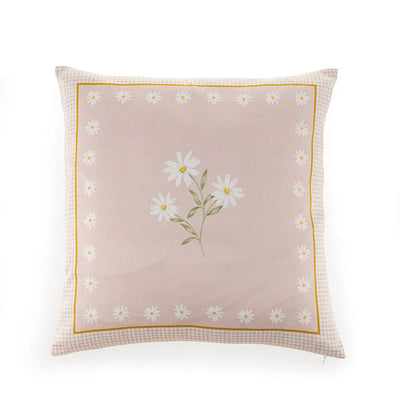 Almofada Margarida 300 Fios Cetim 100% Algodão Egípcio 45x45cm Trussardi