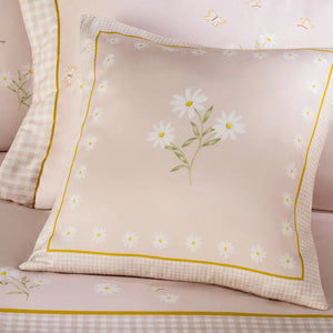 Almofada Margarida 300 Fios Cetim 100% Algodão Egípcio 45x45cm Trussardi