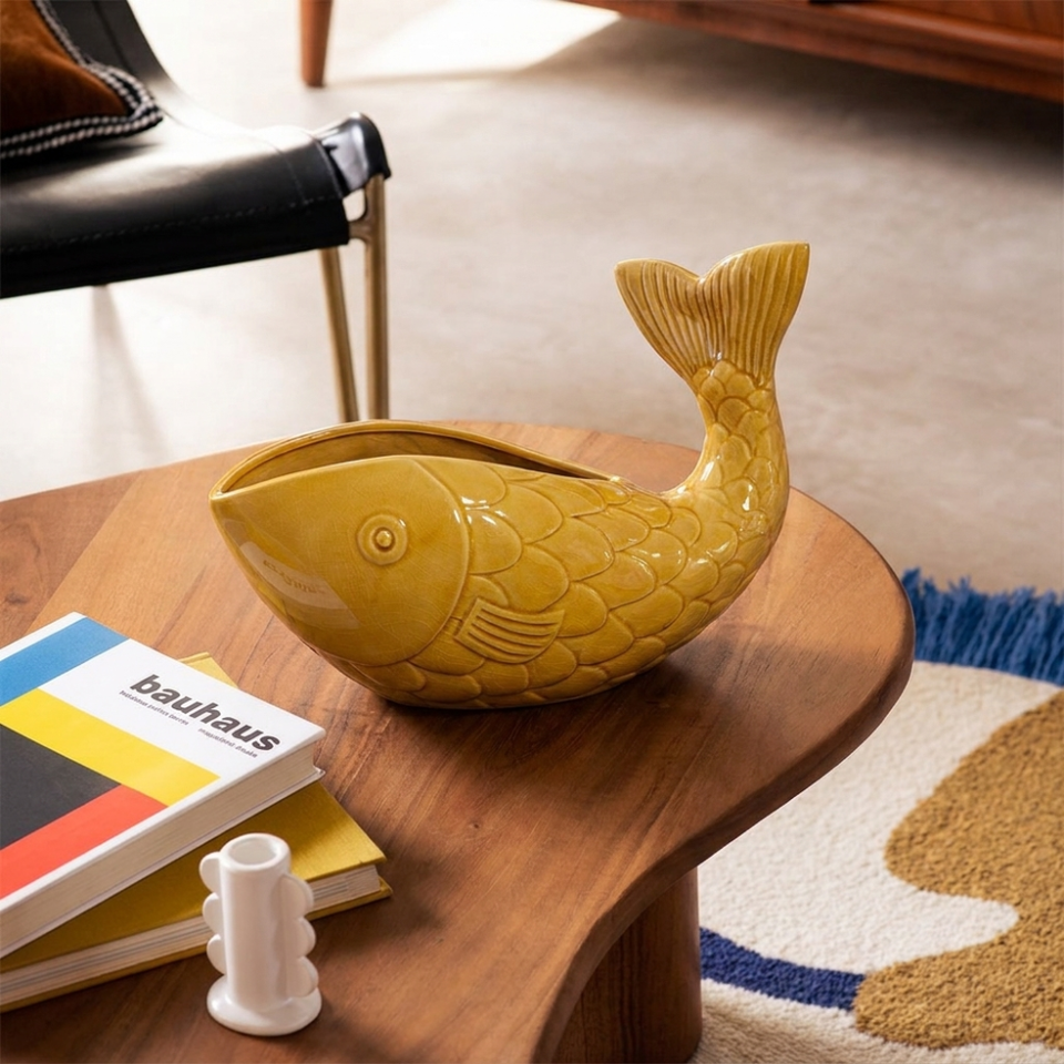 Centro de Mesa Peixinho Amarelo