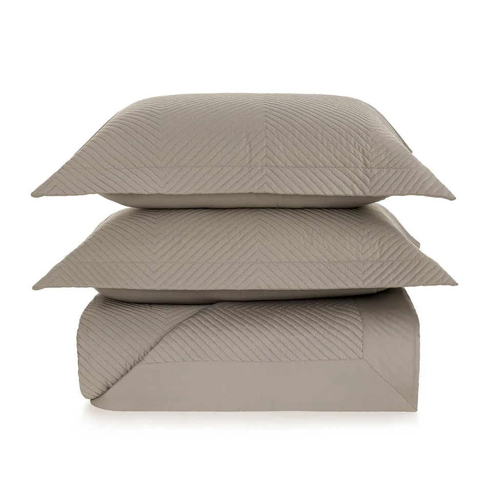 Jogo de Colcha King Apolo 3 Pçs 300 Fios 100% Algodão Egípcio Marmo Trussardi