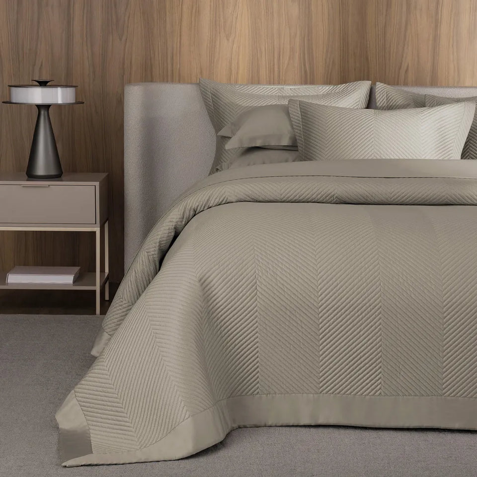 Jogo de Colcha King Apolo 3 Pçs 300 Fios 100% Algodão Egípcio Marmo Trussardi