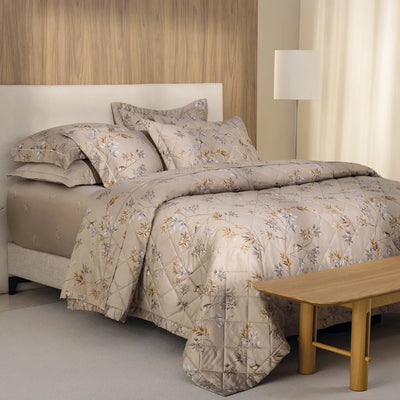 Jogo de Cama Queen Aloro 4 Pçs 200 Fios 100% Algodão Trussardi