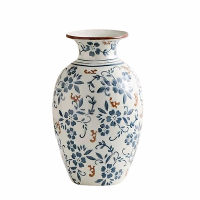 Vaso Vintage Imperial Cerâmica 28cm