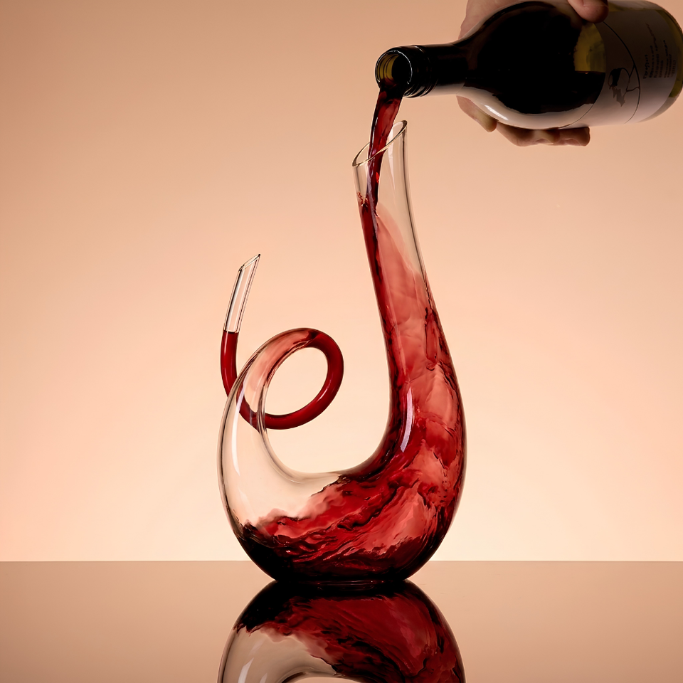 Decanter Soffiato em Cristal 1,1L