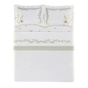 Jogo de Cama Giardini 4 Pçs 300 Fios Cetim 100% Algodão Egípcio Trussardi