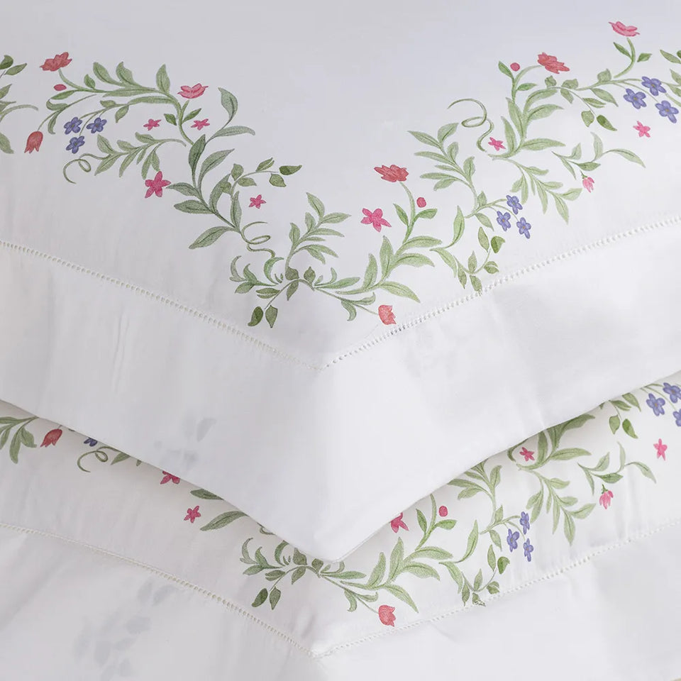 Jogo de Cama Giardini 4 Pçs 300 Fios Cetim 100% Algodão Egípcio Trussardi