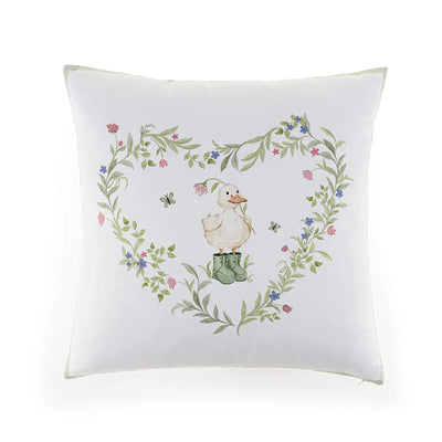 Almofada Giardini 300 Fios Cetim 100% Algodão Egípcio 45x45cm Trussardi