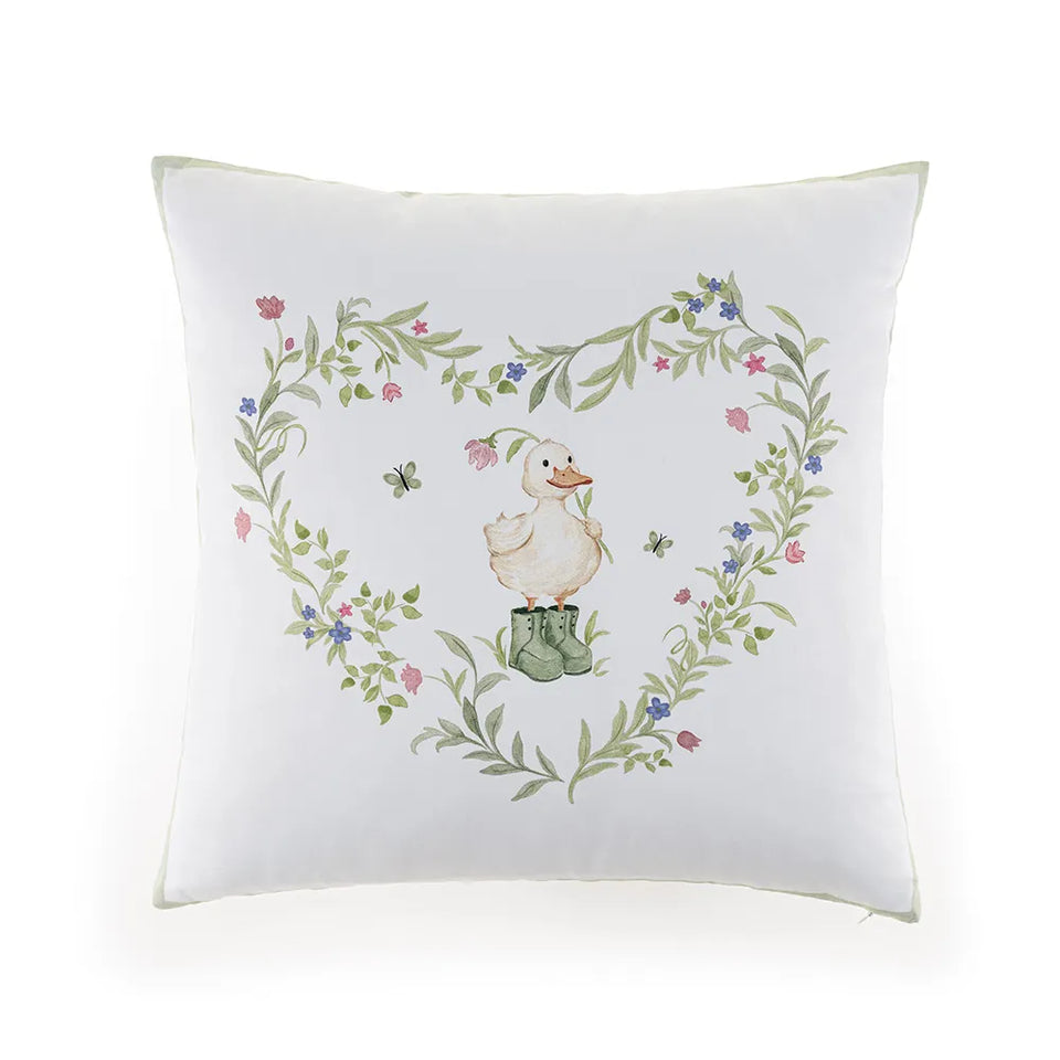 Almofada Giardini 300 Fios Cetim 100% Algodão Egípcio 45x45cm Trussardi