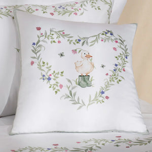 Almofada Giardini 300 Fios Cetim 100% Algodão Egípcio 45x45cm Trussardi