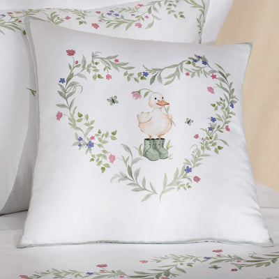 Almofada Giardini 300 Fios Cetim 100% Algodão Egípcio 45x45cm Trussardi