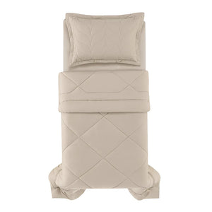 Edredom Grasso 300 Fios Cetim 100% Algodão Egípcio Nocciola Trussardi