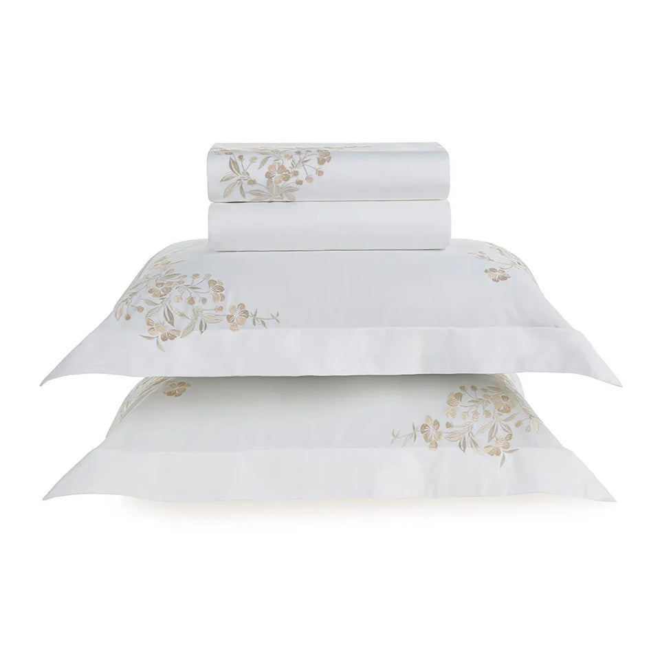 Jogo de Cama Anicia 4 Pçs 300 Fios Cetim 100% Algodão Egípcio Trussardi