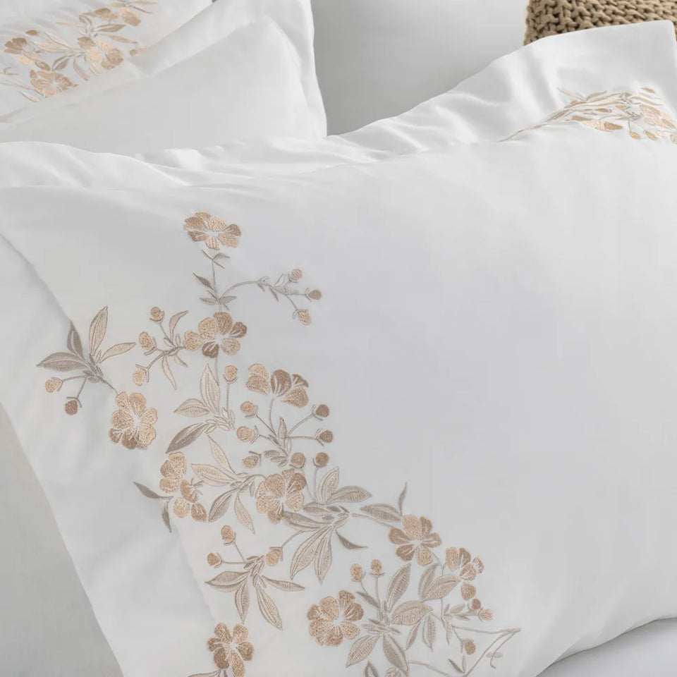 Jogo de Cama Anicia 4 Pçs 300 Fios Cetim 100% Algodão Egípcio Trussardi