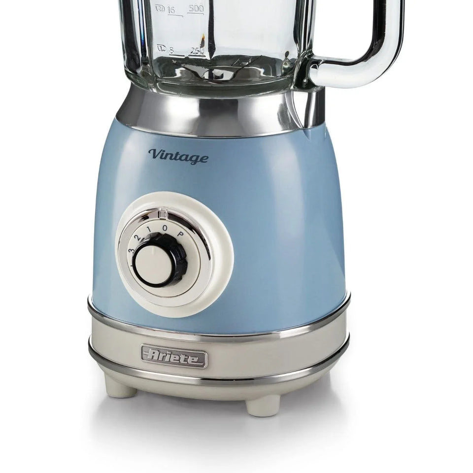 Liquidificador Vintage Azul Copo de Vidro 1,5L 127V 1000W Ariete