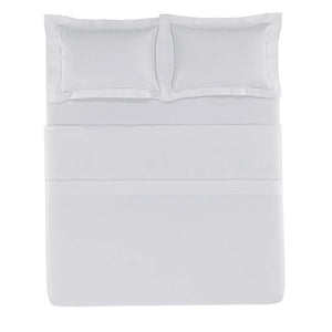 Jogo de Cama King 4 Pçs 300 Fios 100% Algodão Egípcio Siciliano Trussardi