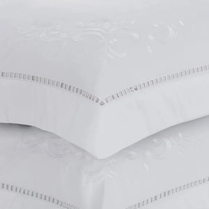 Jogo de Cama King 4 Pçs 300 Fios 100% Algodão Egípcio Siciliano Trussardi