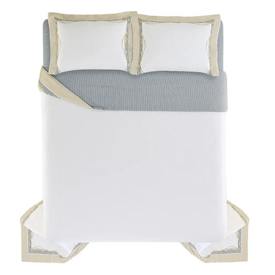 Jogo de Colcha Queen Galizzi 3 Pçs 300 Fios 100% Algodão Trussardi